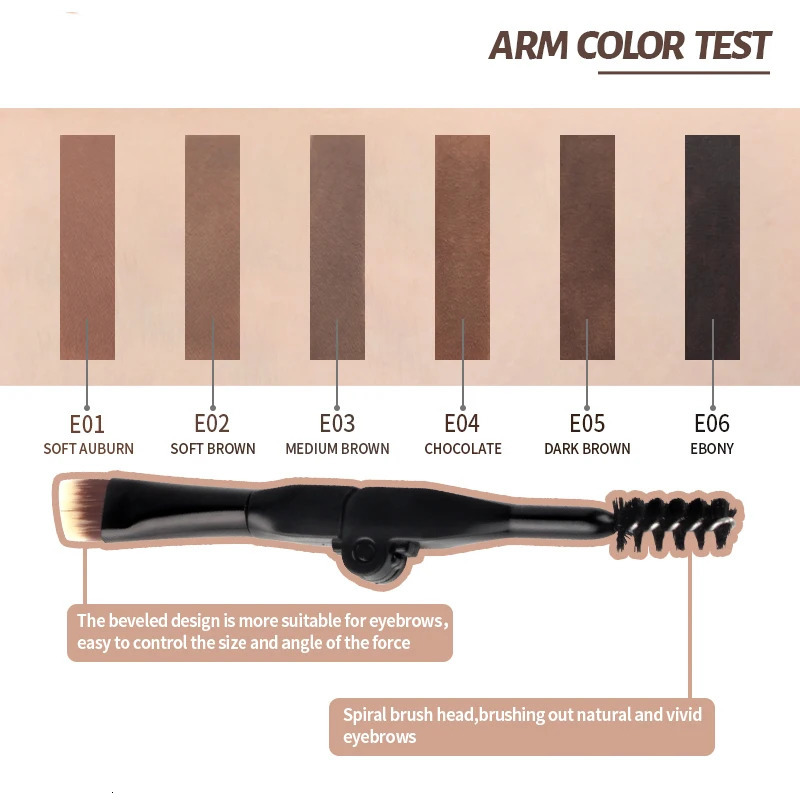 IMAGIC Professional Eyebrow Gel 6 Colors Eyebrow Enhancer Brow Enhancers Tint Makeup Eyebrow Brown With Brow Brush Tools 250625