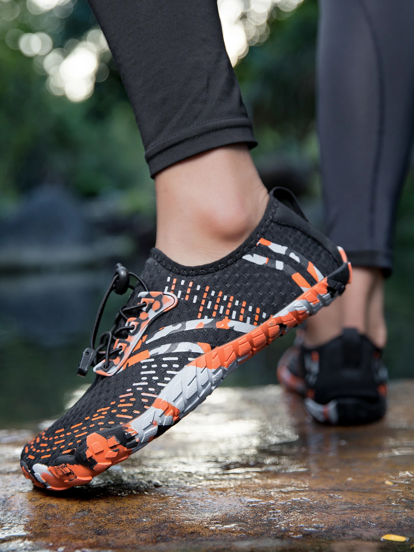 Oiaano Unisex Man Woman Shoes Anti-Non Slip Durable Black Water Barefoot Soft Sole Light Breathable Sport Outdoor Walk Running 250624