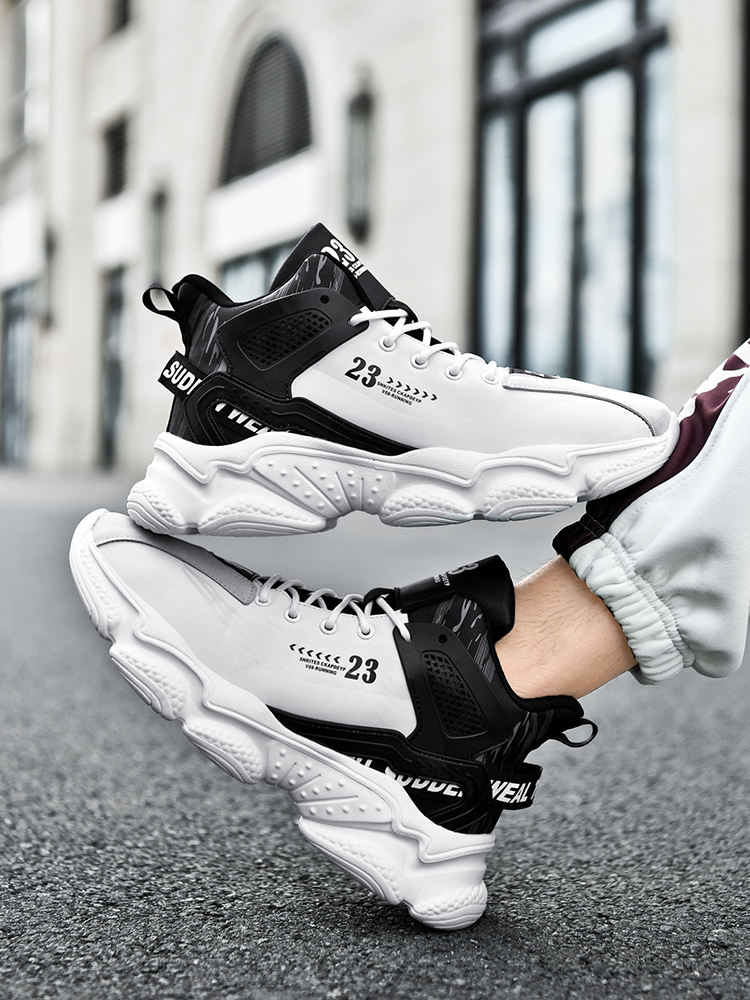 8993-New Fashion Anti Slip Shock Absorbing Basketball Shoes Light Plush Casual Sneakers Men's Running Shoes Warm and Comfortable Sports Training 