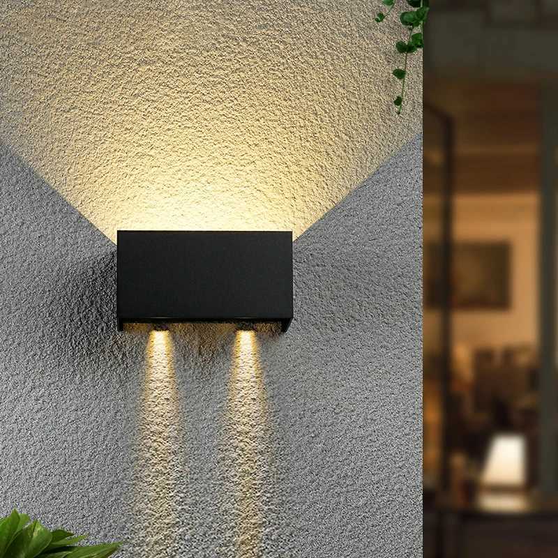 Outdoor Waterproof IP65 Wall Lamp Porch Light 90-260V Garden lamp Decoration PIR Motion Sensor Night indoor Outdoor Wall lightXJ250624