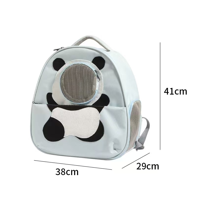 New cute cartoon cat bag - dual-shoulder portable cat backpack for outdoor use, large capacity, breathable, suitable for summer - cat and dog backpack