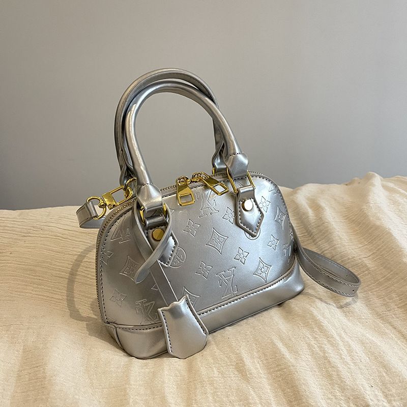 2025 Designer Hottest Shell Fashion Versatile Glossy High Quality Women Shoulder Crossbody Bag Available in Red Black and More Colors