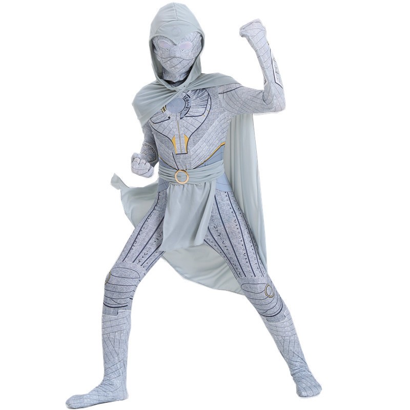 Children's performance costumes, animation games, role-playing costumes, leather masks, knight combat costumes, moonlight knight hero role costum