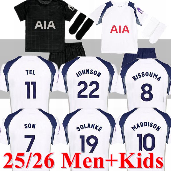 25 26 TottenhamES fans player version Soccer Jerseys 2025 2026 jersey Football shirt ROMERO VAN DE VEN KULUSEVSKI PEDRO Fans players MADDISON VICARIO kids kit 85