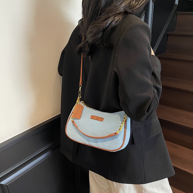 Free shipping 2025 designer Shoulder totes Bags womans ladies flap lady fashion denim casual handbag women crossbody Underarm longchamp Bag