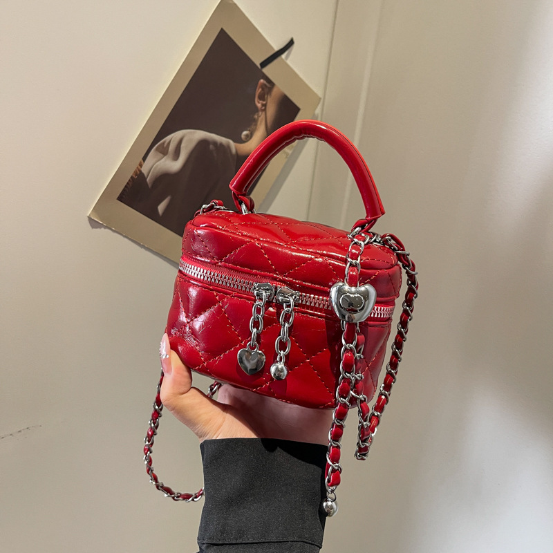 Luxury Brand Designer Bag Silver Bag Women's 2024 New Summer Crossbody Small Bag Quilted Chain Shoulder Bag Mini Handbag Box Bag