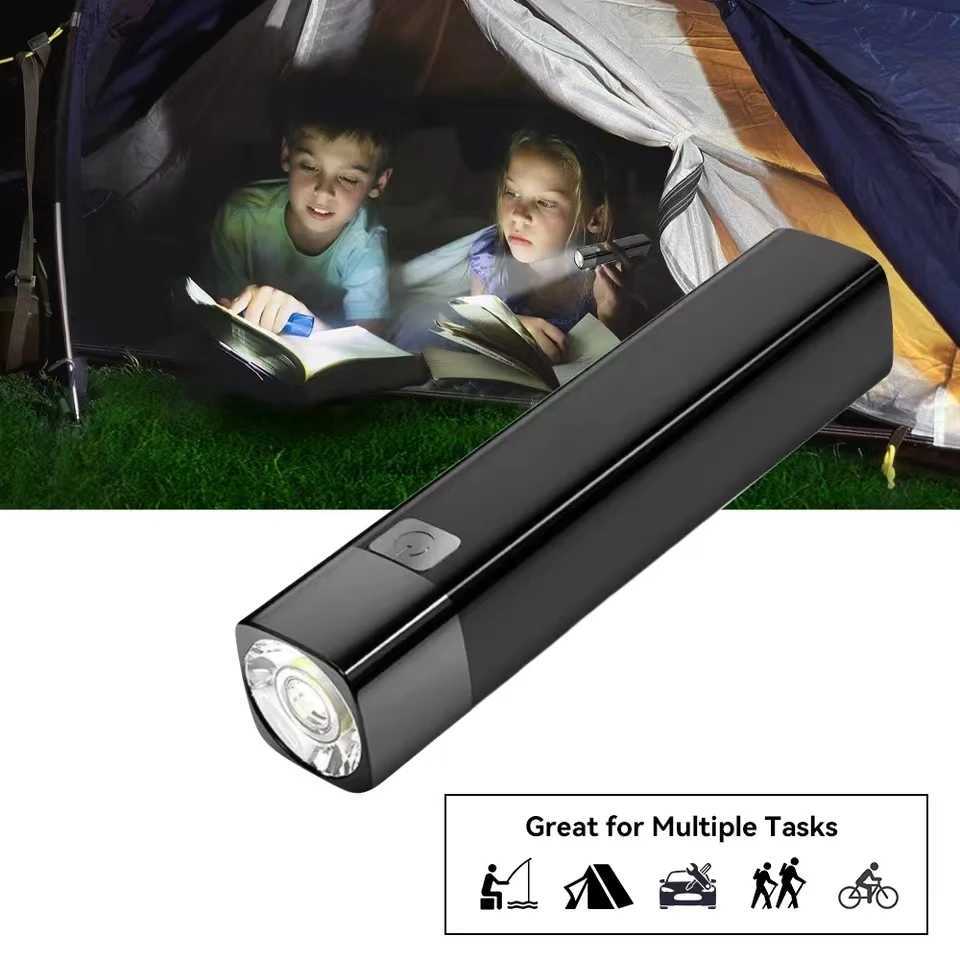 Flashlight Rechargeable Flashlights for Home Useful Gadgets Mini LED Flashlight With USB Charging Powerful Mini Portable Torch W250701