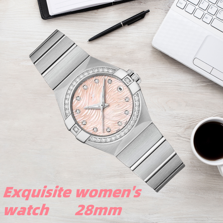 Top Constellation Designer Women's Luxury Watch Steel Strap Imported Waterproof Sapphire Sports Style Quartz Movement Durable