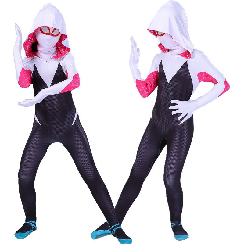 Children's clothing animation game role-playing clothing COS venom Gwen fighting hero girl role-playing clothing