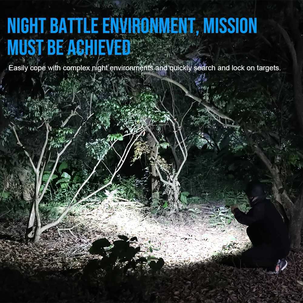 Trustfire GM07-SE Tactical LED Flashlight 1050Lumen Quick Release 2-Mode USB 16340 IP65 for Common Use Torch Light W250701