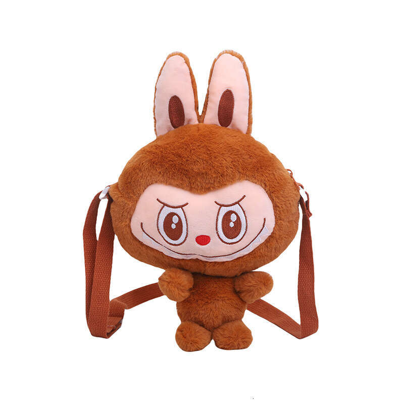 Free shipping New Shoulder Claw Machine Plush Doll Cute Labubu Coin Purse Girly Crossbody Storage Bag