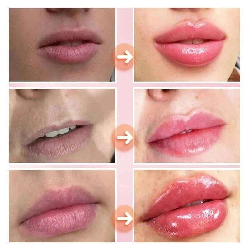 Instant Lip Plumping Gloss Reduce Fine Lines Plumper Serum Exfoliating Lasting Moisturizing Liquid Nourish Sexy Beauty Cosmetics free shipping