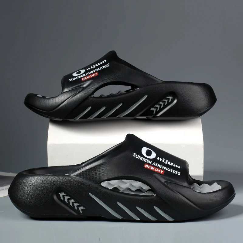 LATV 2025 New Mens Massage Slippers Indoor Outdoor Slippers Beach Comfortable Soft Slides Casual Shoes Men Wen He Slippers Y250626