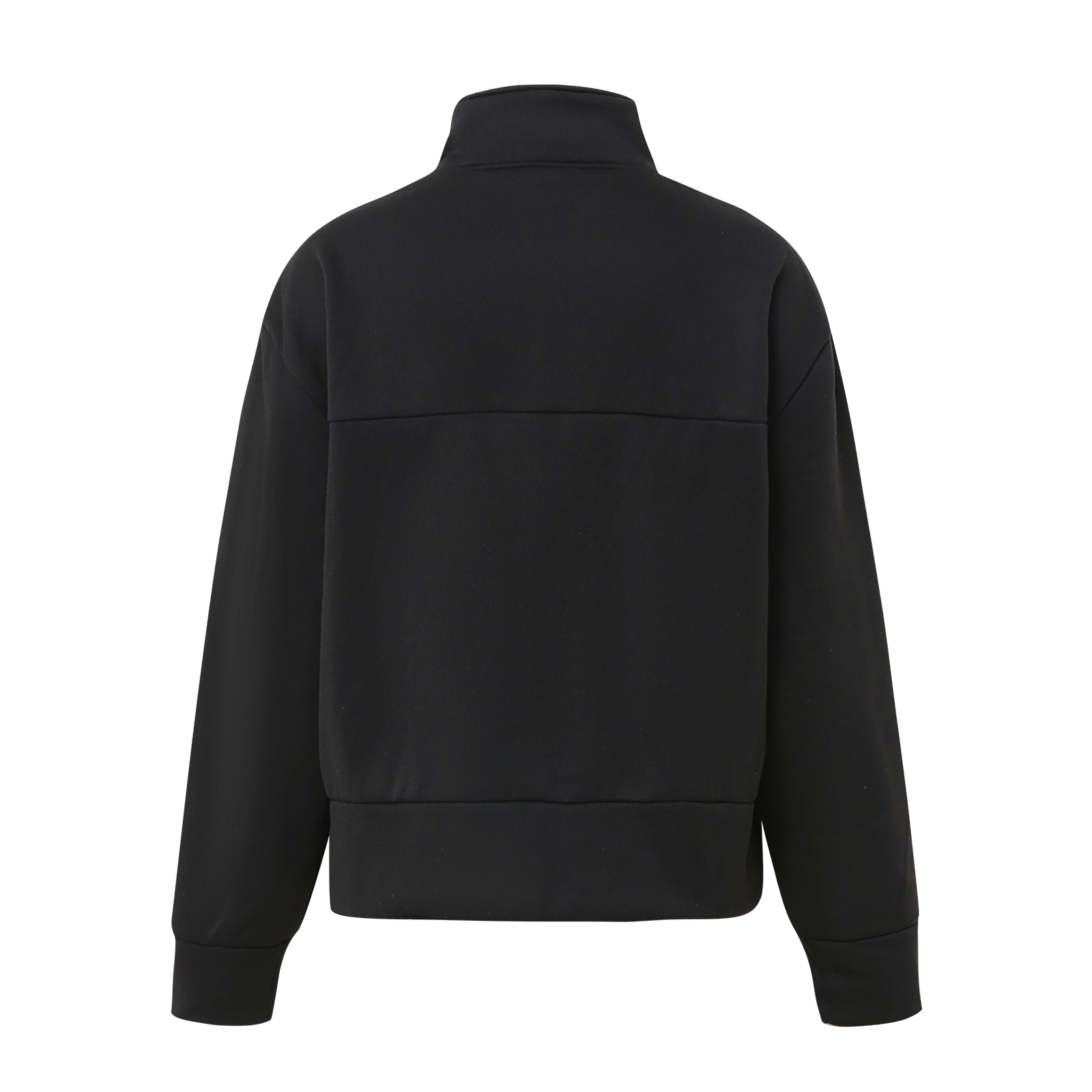 Half zipper super fire sweater female spring new loose thin popping models top short jacket hot-sale products