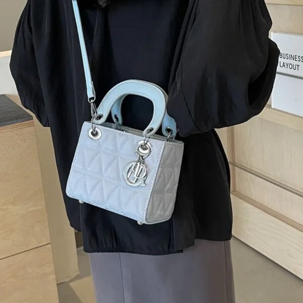 Designer Bag Luxury Canvas Ladies Handbag Simplicity Black Mini Rhombus Travel Daily Spacious Woman S Shoulder bag