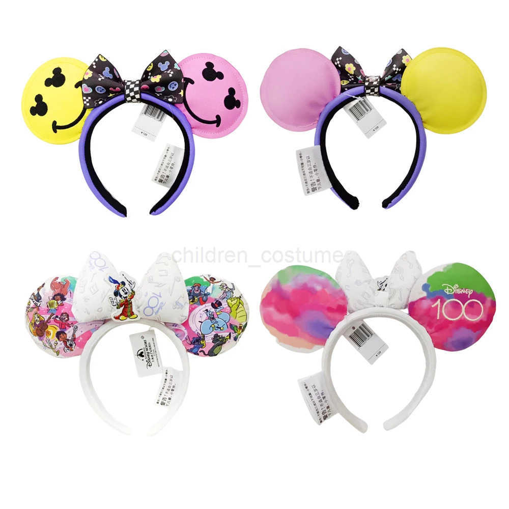 Disney 100th Anniversary Edition Mickey Mouse Headband Musical Director Disneyland Park Minnie Ear Adults/Children Girl Gift W250625