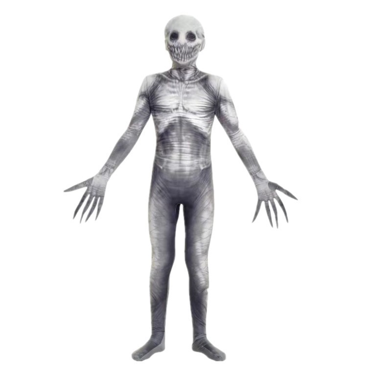 Children's costumes, animation games, role-playing costumes, Halloween costumes, funny COS zombie skull role costumes.