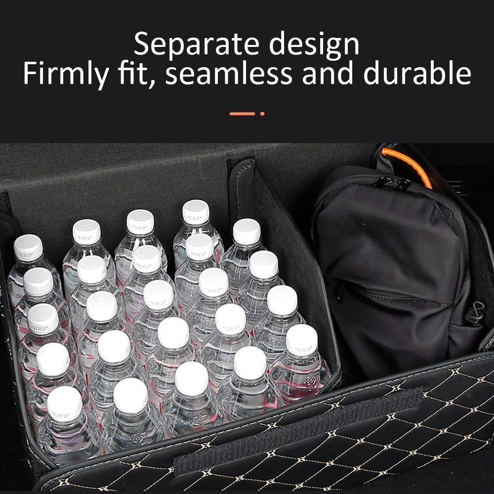 Multipurpose Collapsible Car Trunk Storage Organizer With Lid Portable Car Storage Bag Car Trunk Organizer