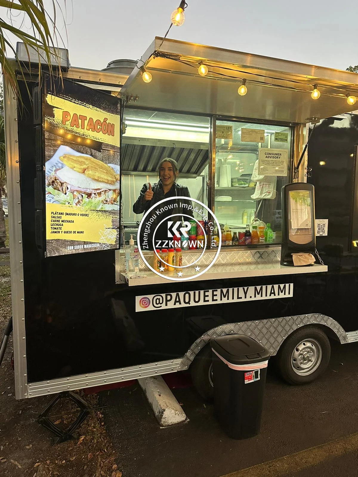Burger Personalizzato Burger Taco Solar Sandwich Truck Alimentare Wine Bar Elec…