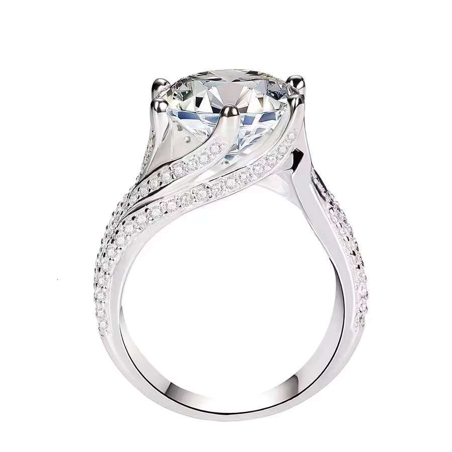 Fashion Similar Moissanite Diamond Rings Fine Jewelry Wedding Engagement Rings for Women