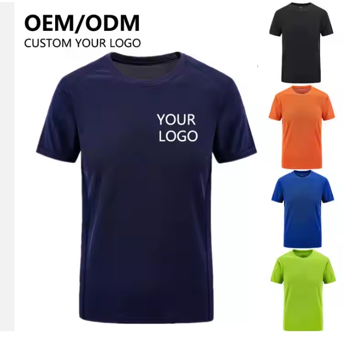 Summer Fashion Unisex Sports T-shirt Available in Multiple Colors Featuring Personalized Design Options & Sweat-Absorbing Properties