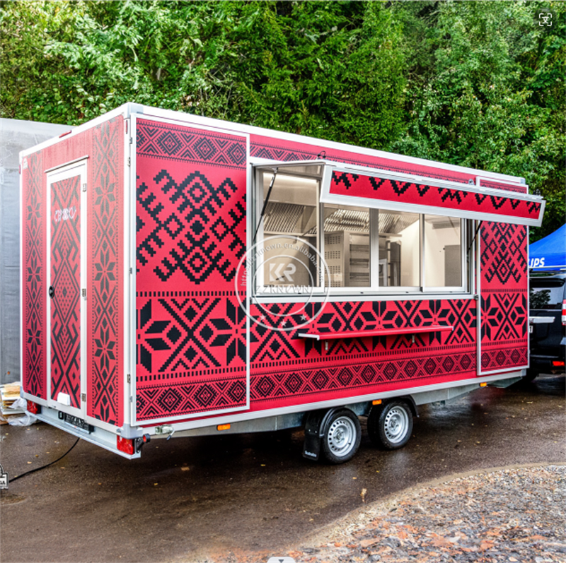 Concession Hamburgers Cart Mobile Kitchen Food Trucks Street Food Van Street Food Trailer With Fully Equipped