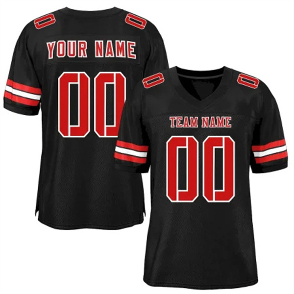 Custom Football Jersey multi colors cheap shop online Men Women Youth Embroidered Letter Number Design