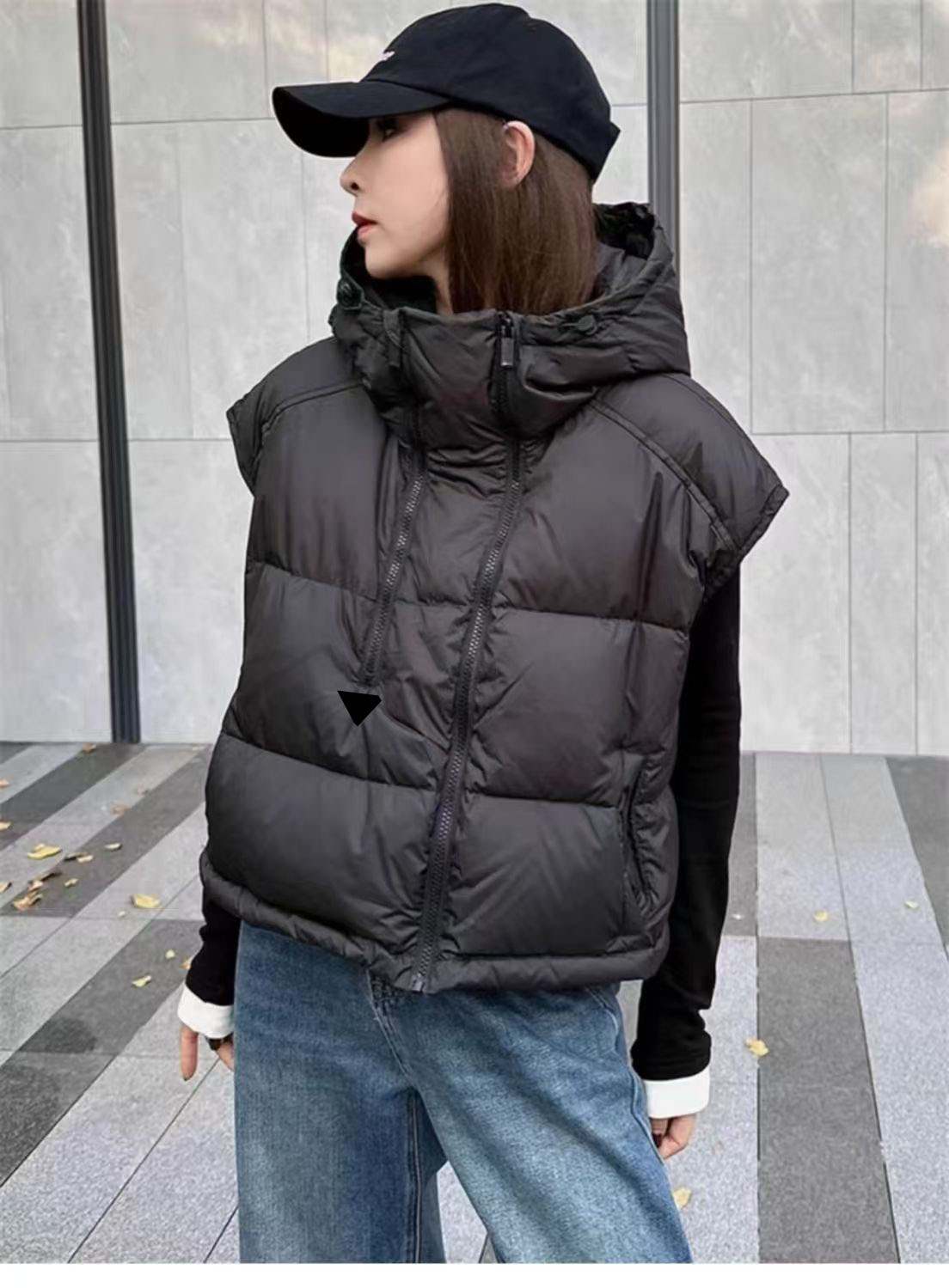 Womens Vests Puffy Jacket Brand Downs Parkas Sleeveless Woman Jackets Windbreaker Thich Tops Designer Coat Matte Slim Outwears Coats S-XL