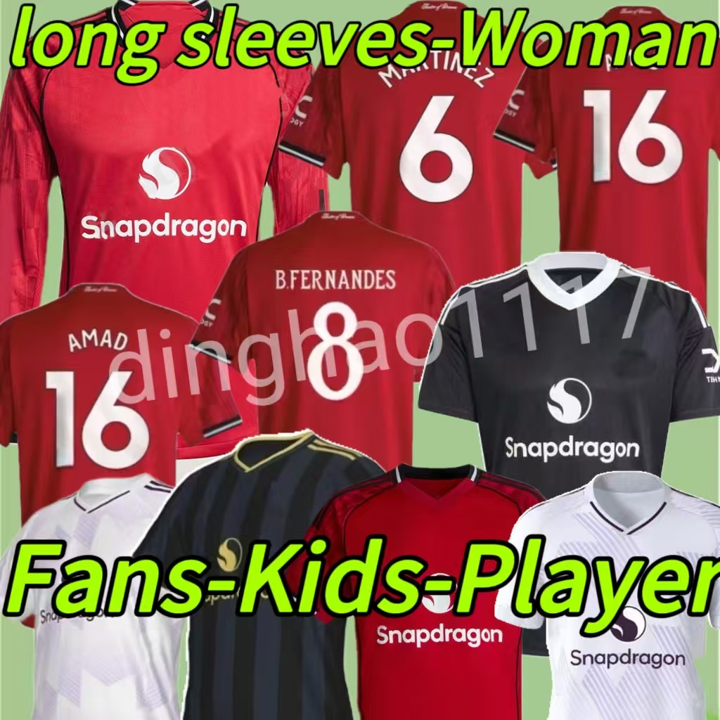 ONANA 25 26 soccer jerseys BRUNO FERNANDES RASHFORD football shirt 25 26 men kids kit MARTINEZ CASEMIRO ANTONY Garnacho Mount HOJLUND YORO MAINOO Zirkzee