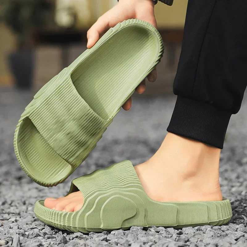 Soft He Slippers Couple Summer Indoor Skid Proof Bathro Slippers Sandals Hotel Solid Color Men Women Flip Flops Flat Shoes Y250626