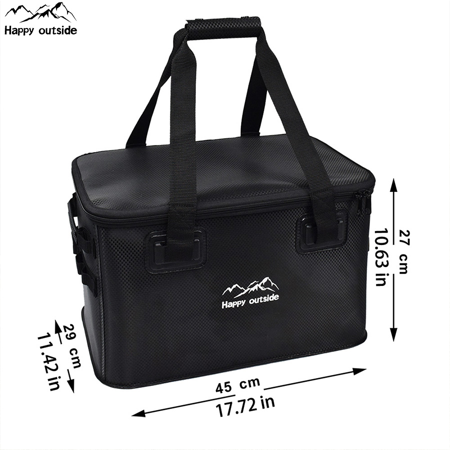 Durable 35 Liters Folding Utility Bag Ideal For Outdoor Activities like Camps & BBQ Parties, Camping Gear Organizer Outdoor Storage Bag Multi-Purpose 