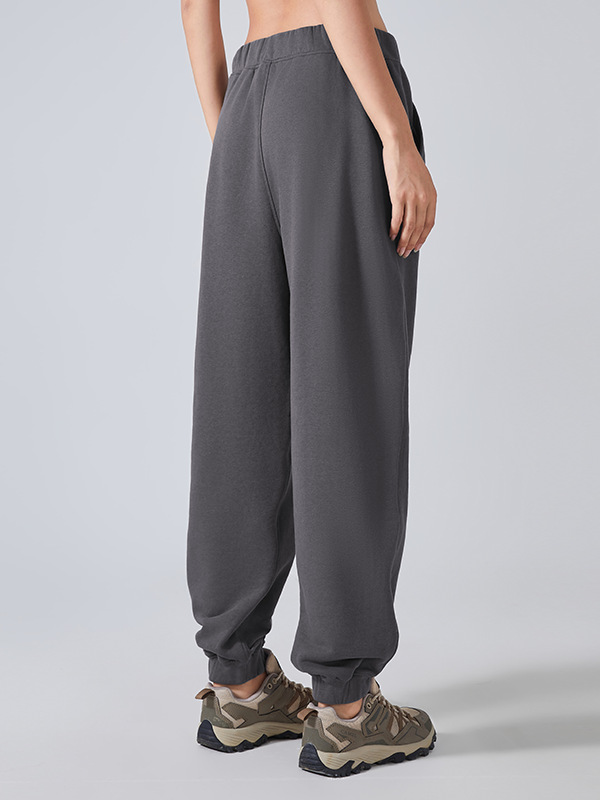 2025-- Women's Loose Sport Trousers Casual Wide-Leg Pants with Pocket Design Athletic Bottoms for Lady Gym Clothing Women