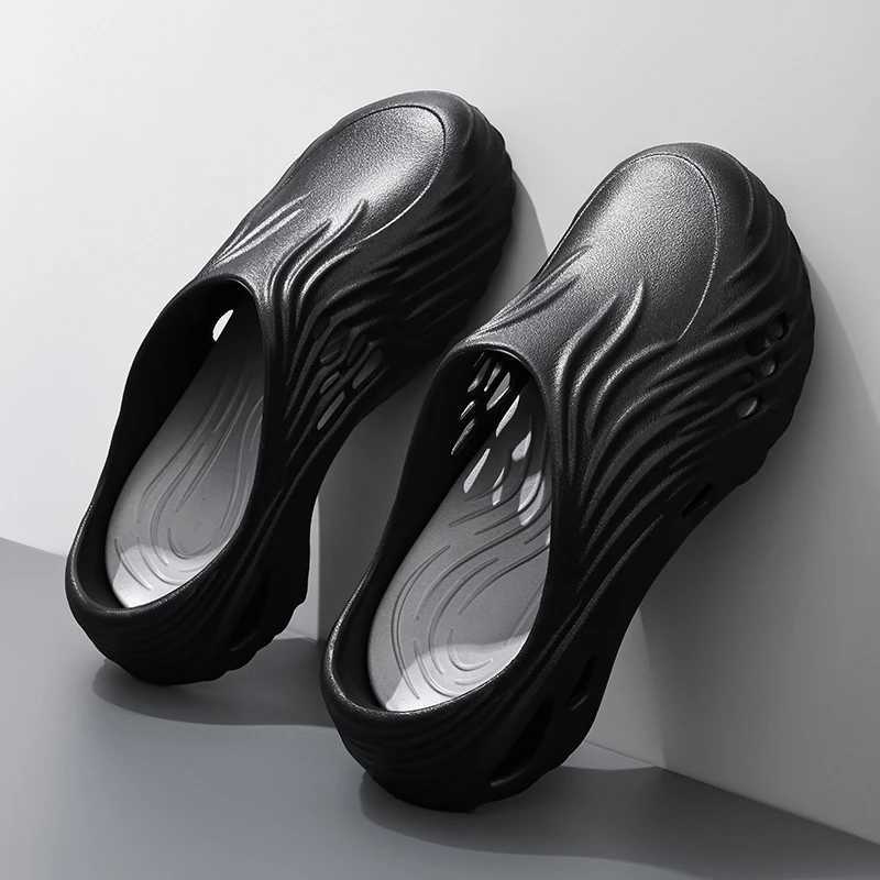 2025 Summer New Mens Sandals Slippers Light EVA Slippers Anti-slip Wear Outdoor Beach Shoes Y250626