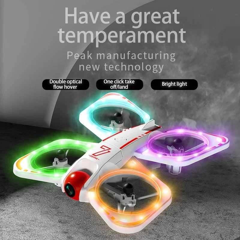 RC Drone 4K Camera Wifi FPV UAV Dazzling Light Long Endurance Aerial Photography Aircraft Remote Control Quadcopter Toys Cz07 XJ250627