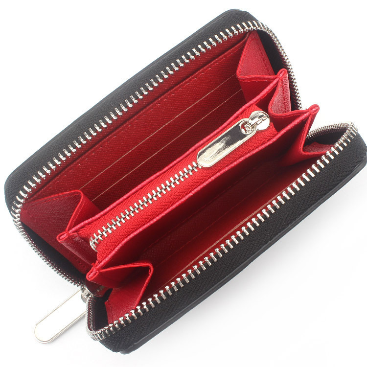 New Free Shipping Luxury Wallet Uxury Wallet Storage Minimalist Canvas Wallet High Capacity Snap Red Multicolor ID Window Coin Purse