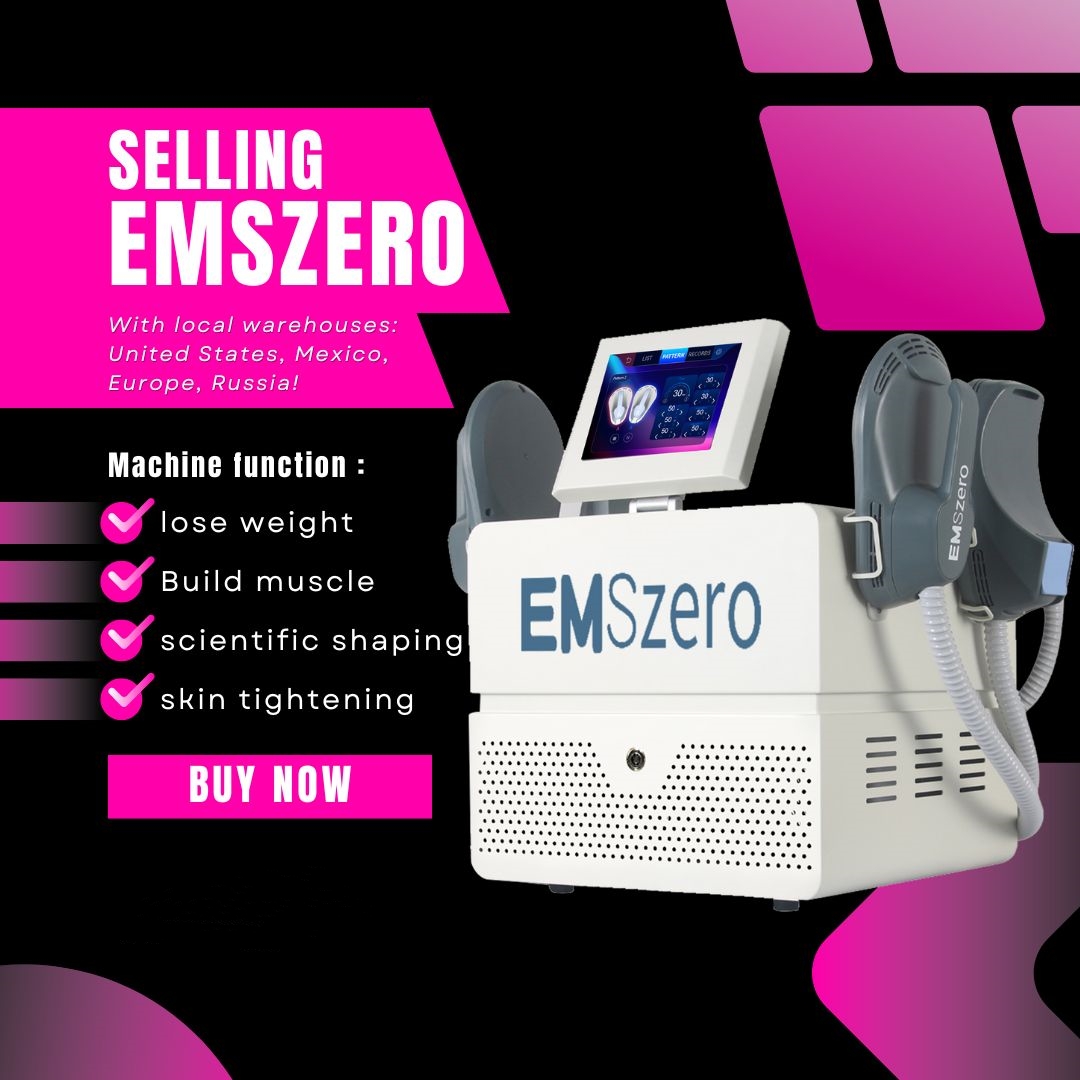 EMSzero High Energy 15Tesla EMS Neo RF Sculpt Machine Fat Body Slimming Technology Muscle Stimulation Sculpting