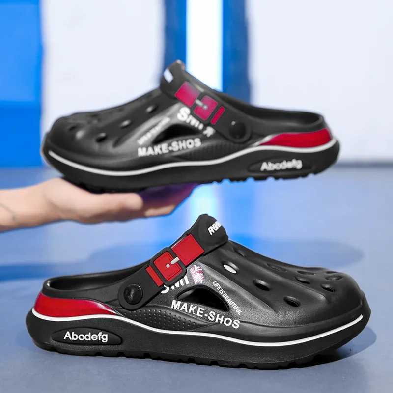2025 Hot S Sandals Men Beach Thick Sole Anti-Slip Water Shoes for Women Classic Men Sneakers Sandal Outdoor 38-45 Y250626