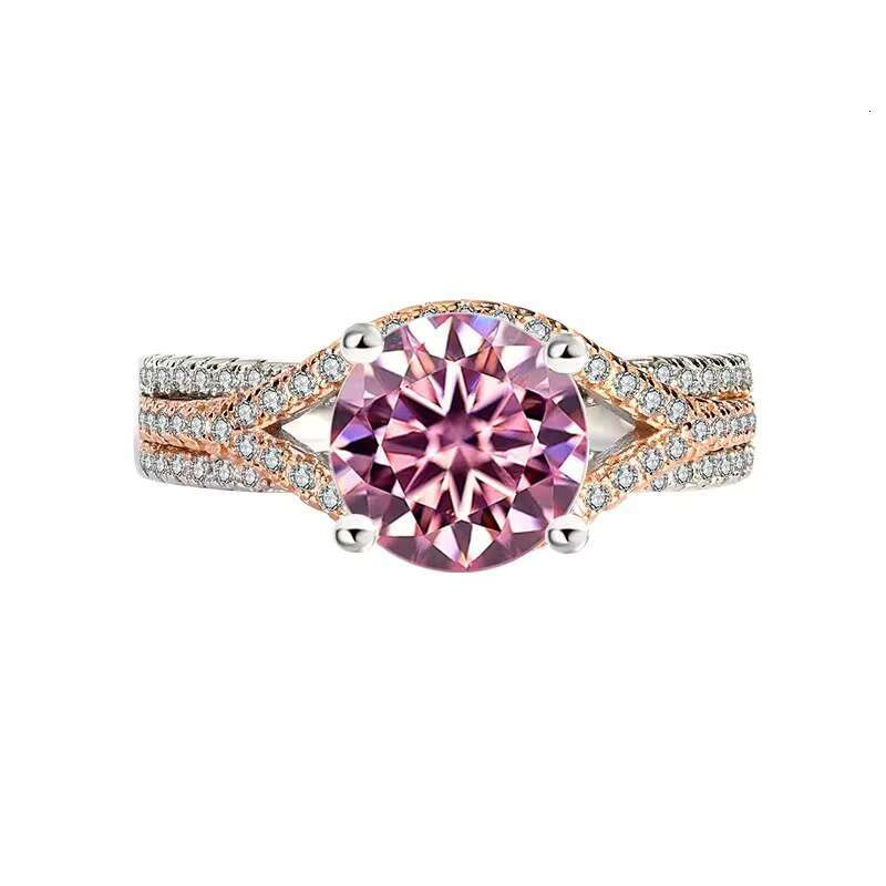 Exquisite Two-Ct Flawless Moissanite Solitaire Set in Premium Grade 925 Silver for Lifetime Commitment