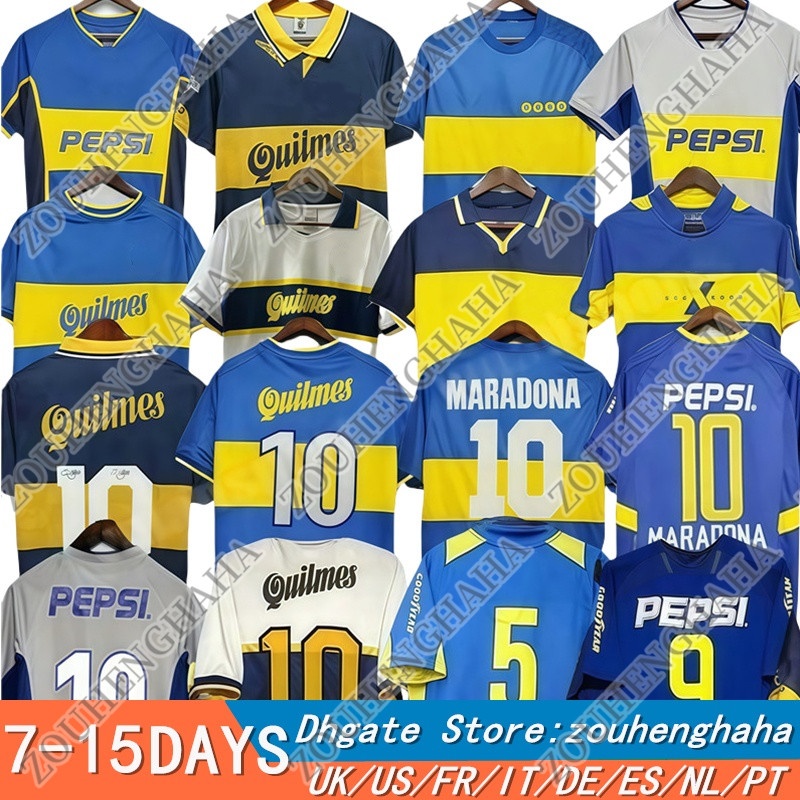 BOCA JUNIORS retro soccer jerseys 1981 1992 1994 1995 1996 1997 1998 1999 2000 2001 2002 2003 2004 2005 2006 vintage football shirts 81 82 94 95 96 97 98 05 06 09 10 19 20 21 22