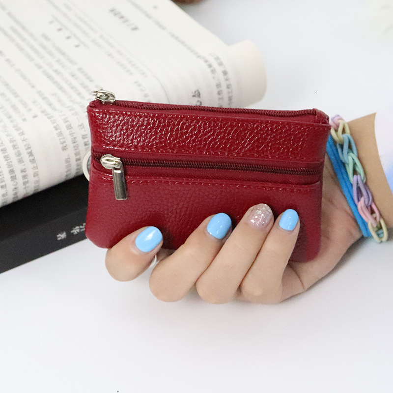 Korean Wallet Mini Fashion Change Bag Womens Thin Short Small Handbag Womens Key Bag Card Bag Coin Bag