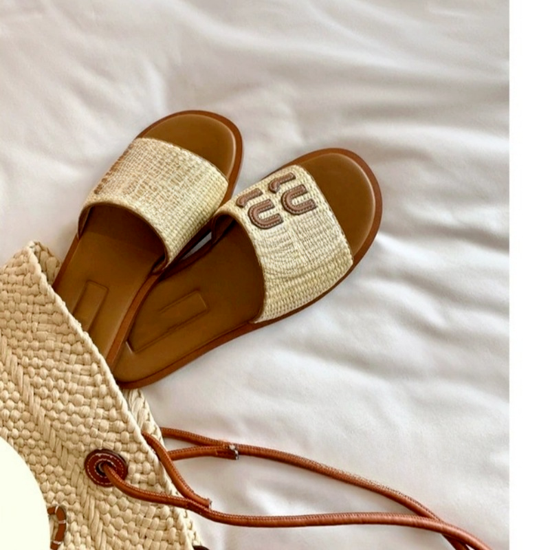 Sandals Summer Women's Slippers Flip Flops Female Slides Beach Shoes Woman Open Toe Flats Women