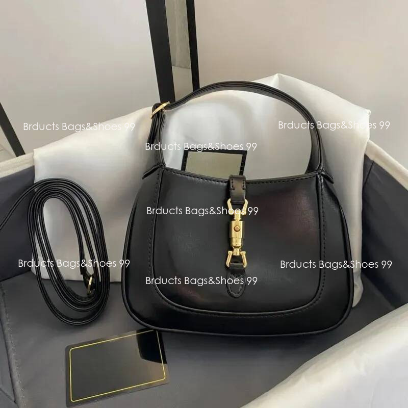 Designer Bag Jackie Shoulder Mens Denim Leather Purse Underarm Clutch City Bags Handbag Women Armpit Crossbody Tote Crescent Bag Brand Wholesale