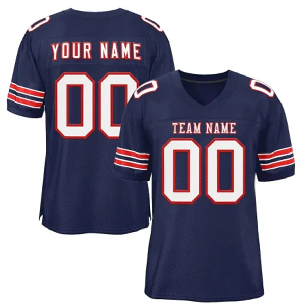 Custom Football Jersey multi colors cheap shop online Men Women Youth Embroidered Letter Number Design
