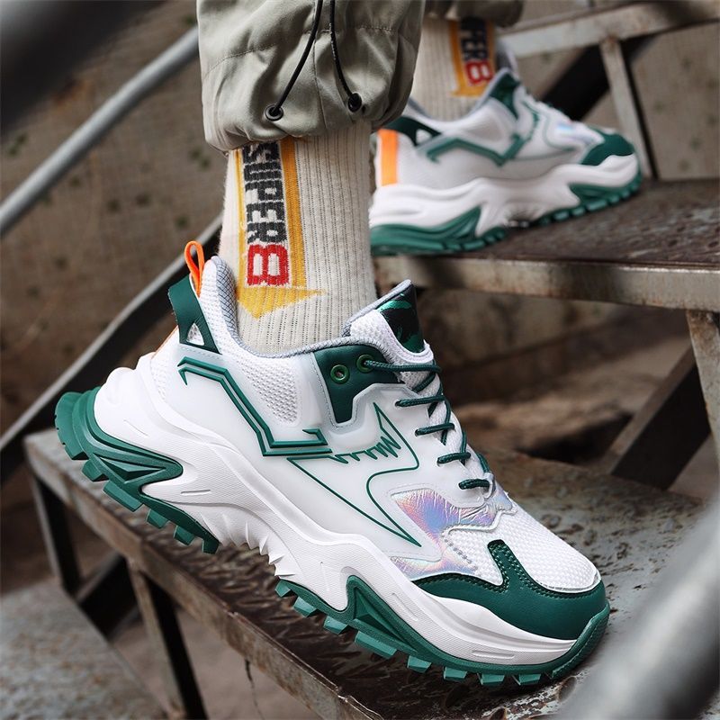 New Designer Shoes Mens Shoes Fashion Versatile sneakers Casual Shoes Thick Sole Trainers Breathable Sports Dad Platform Shoes Sneaker Size 39-44