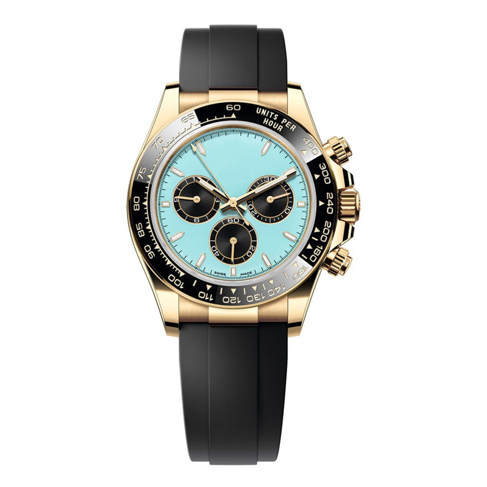 2025 904L RLX NEW MODEL Series 126518 Blue 40mm Automatic Designer Movement Mens Watch Luxury Sapphire Crystal Stainless Steel AAAAA Mechanical Watches
