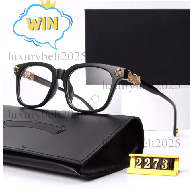 Chrome Sunglasses Cross Sunglasses For Women Glasses Frames Men New Fashion Plate Eyeglass Luxury Designer Glasses Sunglasses 2273