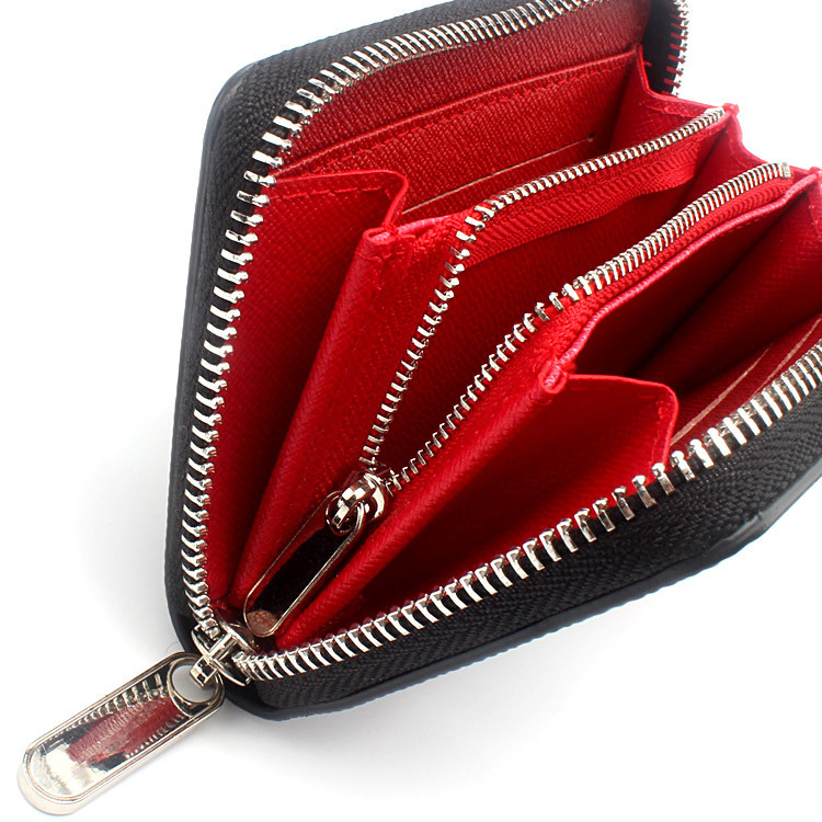 New Free Shipping Luxury Wallet Uxury Wallet Storage Minimalist Canvas Wallet High Capacity Snap Red Multicolor ID Window Coin Purse