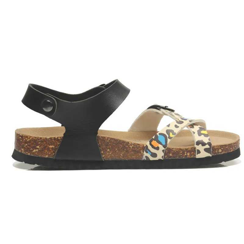 Fion Outside Cork Sandals New Wen Casual Summer Beach Gladiator Non-slip Buckle Strap Shoes Y250626