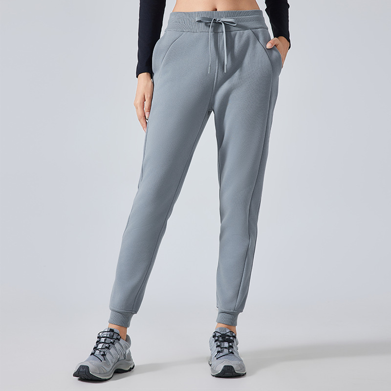 2025--Fleece Warmth Diagonal Pocket Adjustable Fit Athletic Pants Drawstring Sports Sweatpants Comfort-Fit Trousers with Fleeced Fabric