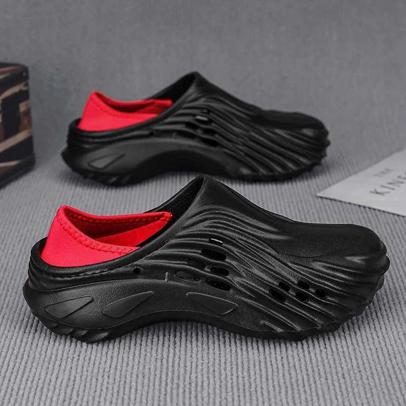 New Summer Mens Slippers Casual Sneakers Thick Sole Garden s Supper Light Injection Men EVA Water Shoes Outdoor Beach Shoes Y250626